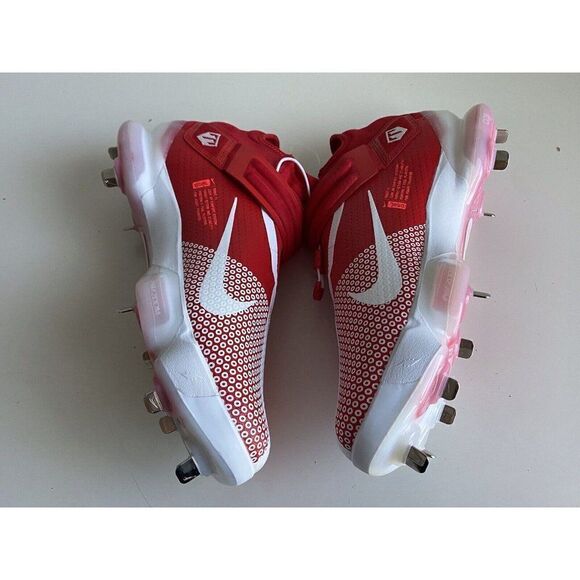 Nike Force Zoom Mike Trout 7 Baseball Cleats Red White CI3134-602 Men Size 14 - Picture 9 of 10
